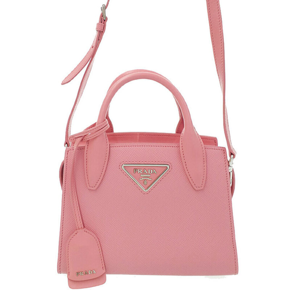 Prada Kristen Saffiano Handbag Petalo Pink